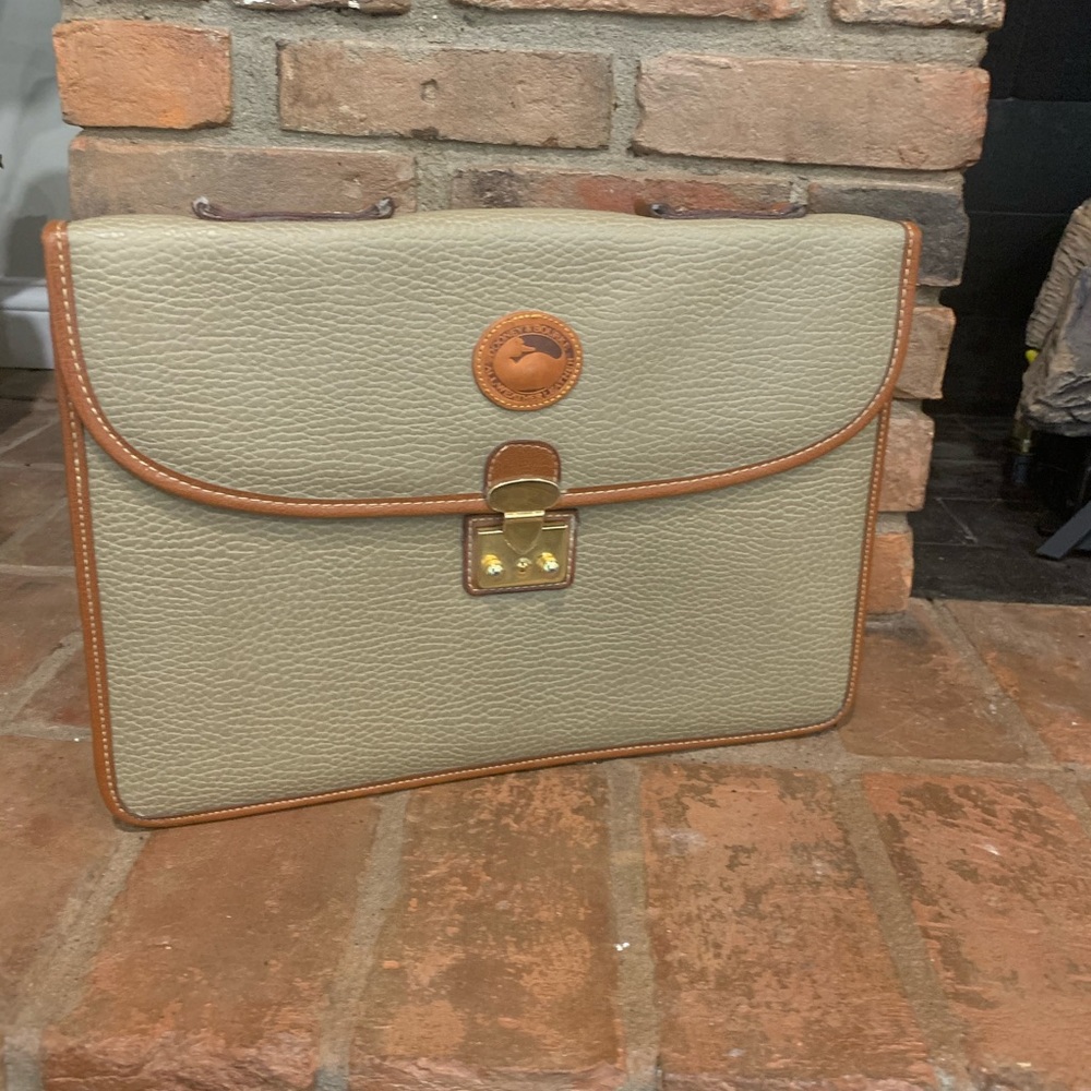 Dooney & Bourke Vintage Briefcase - Cream